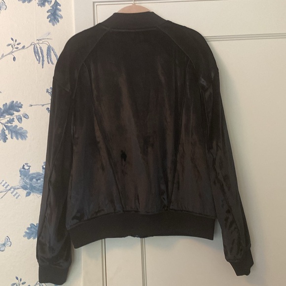 J Brand Liquid Velvet Bomber - Picture 5 of 5